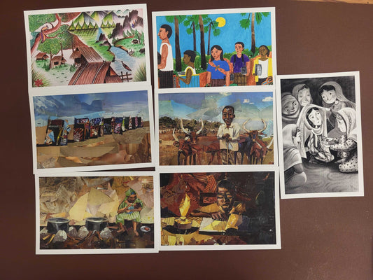 4x6 art print with white border