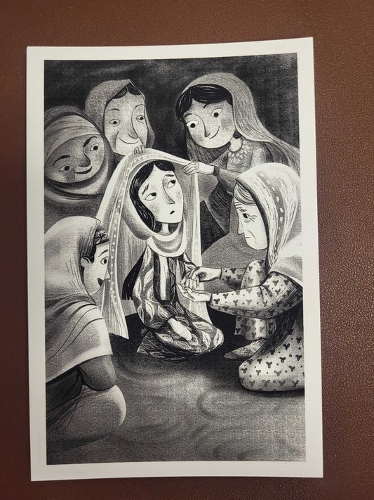 4x6 art print with white border