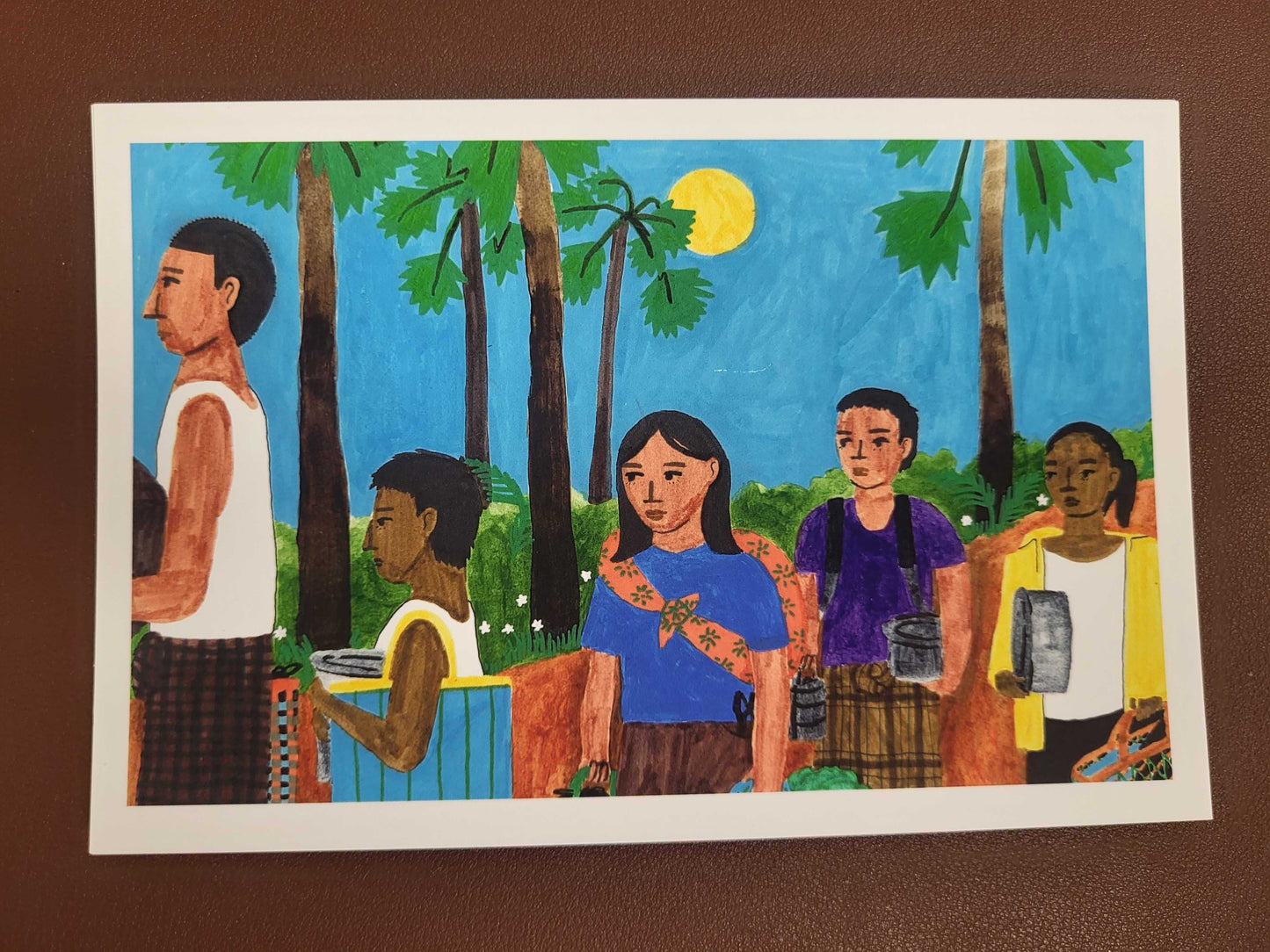 4x6 art print with white border