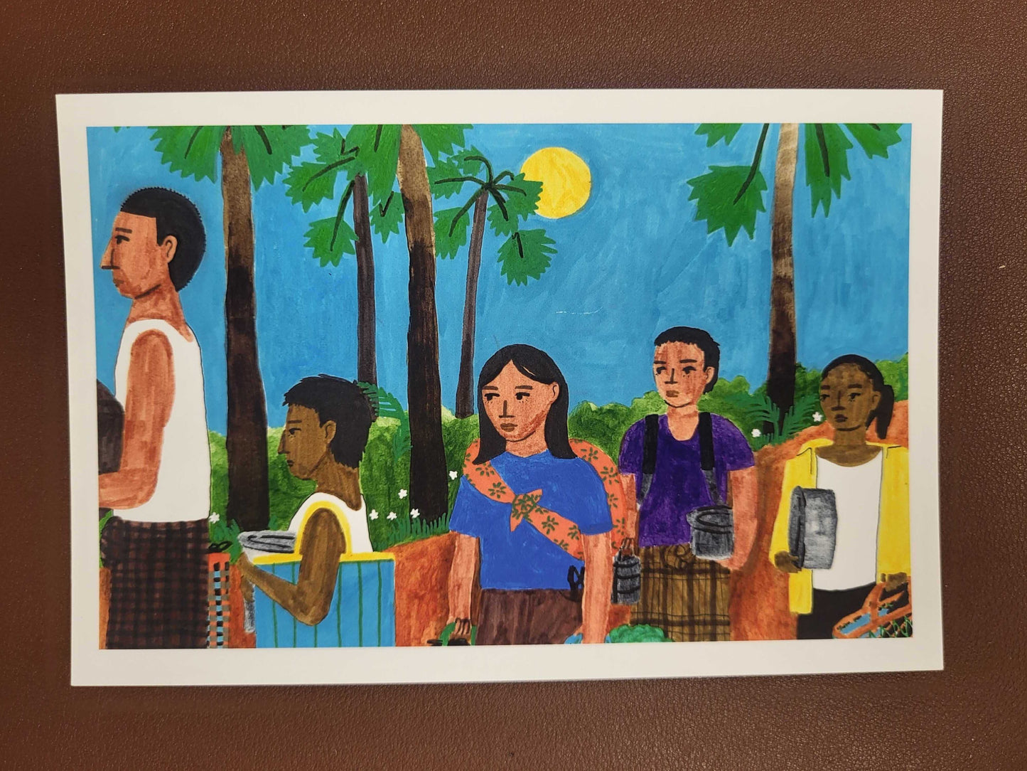 4x6 art print with white border